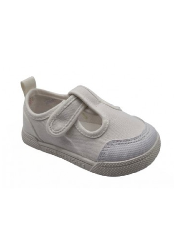 BLANDITOS GUINDA LONA BLANCO