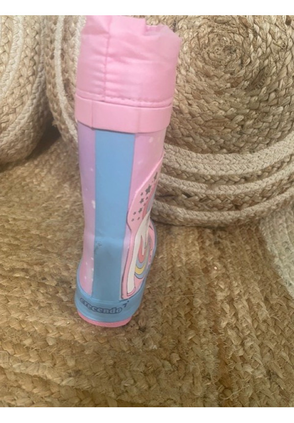 CRECENDO BOTA AGUA RESPETUOSA UNICORNIO