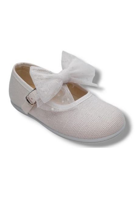 VUL-PEQUES MERCEDES LAZO PLUMETI LINO BLANCO