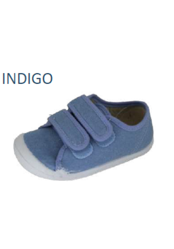 VUL-PEQUES LONA 2 VELCROS INDIGO
