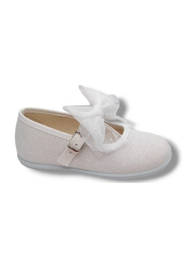 VUL-PEQUES MERCEDES LAZO PLUMETI LINO BLANCO