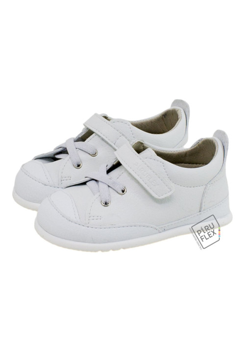 PIRUFLEX DEPORTIVO RESPETUOSO GOMA Y VELCRO BLANCO